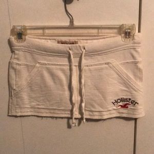 White Hollister skirt.